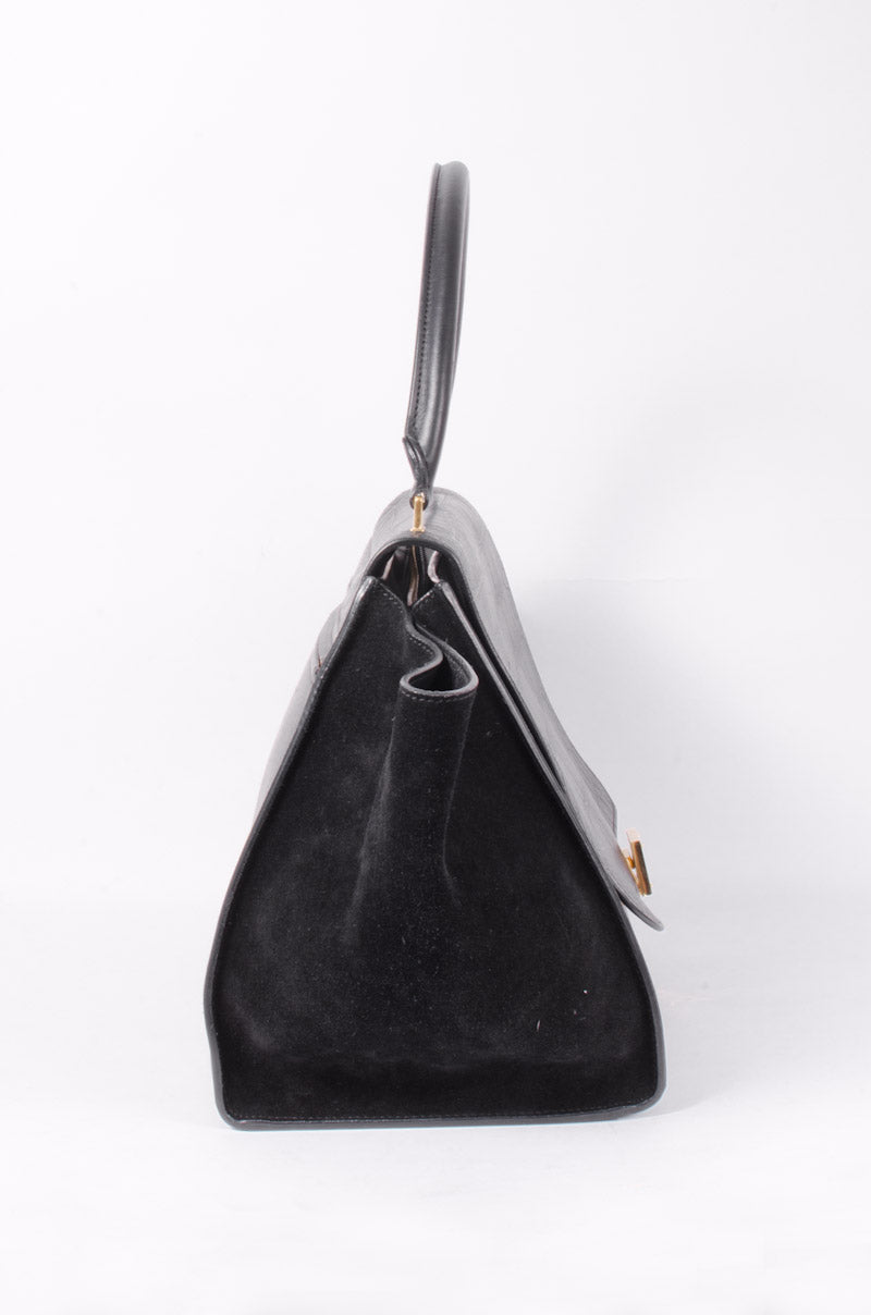 EMBOSSED TRAPEZE BAG