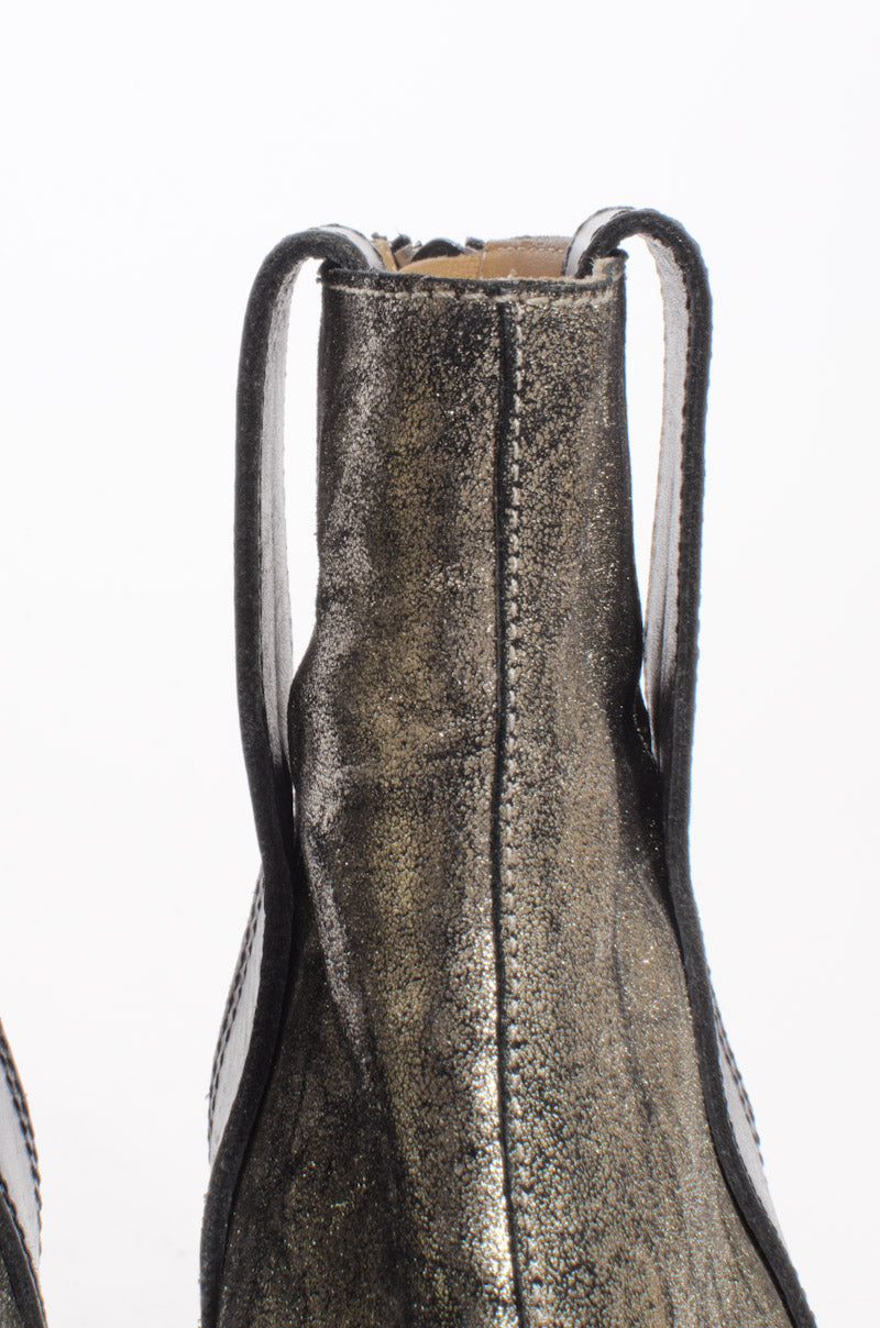 METALLIC GOLD BOOTS