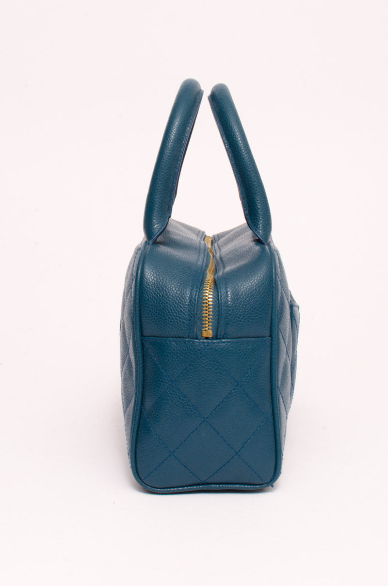 TURQUOISE BOWLER BAG