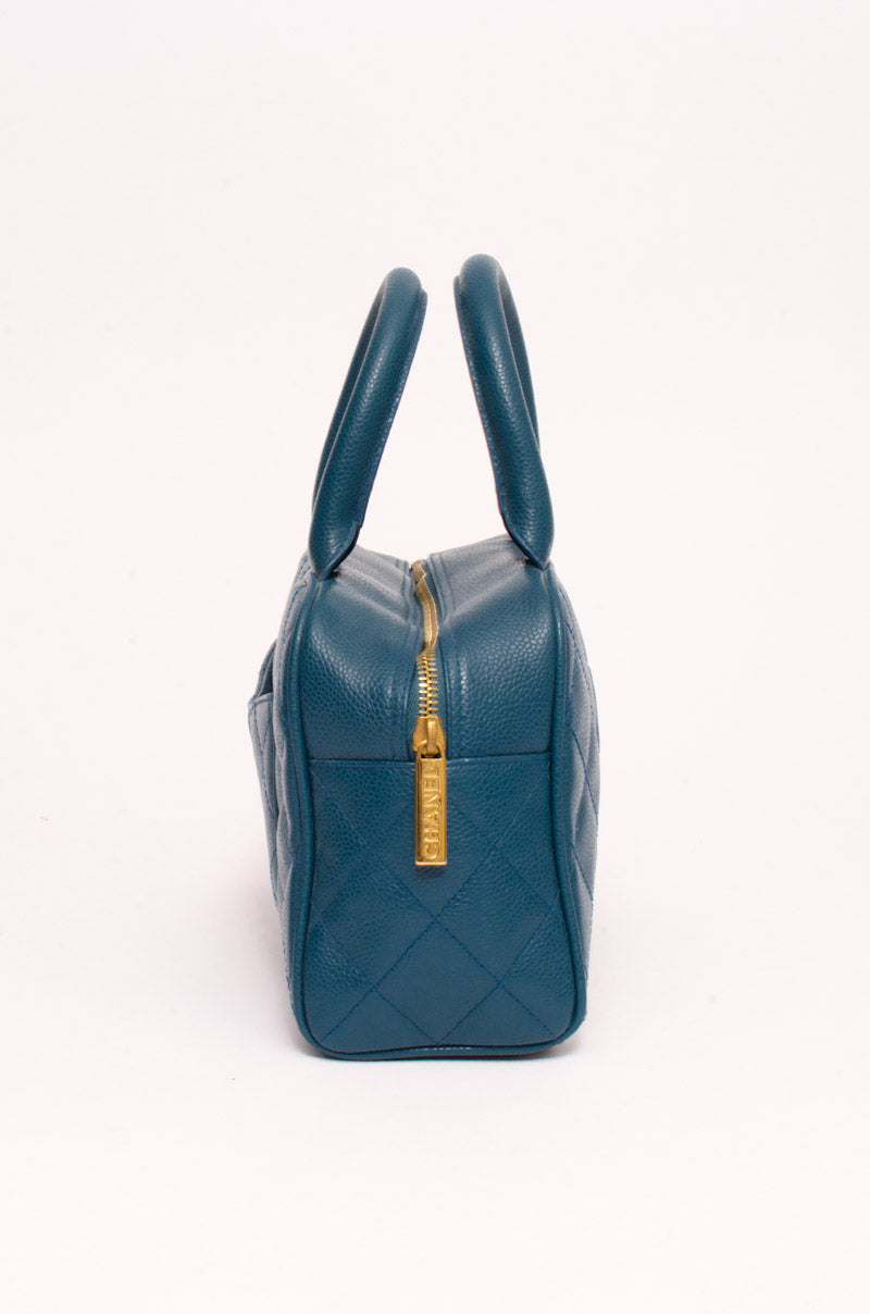 TURQUOISE BOWLER BAG