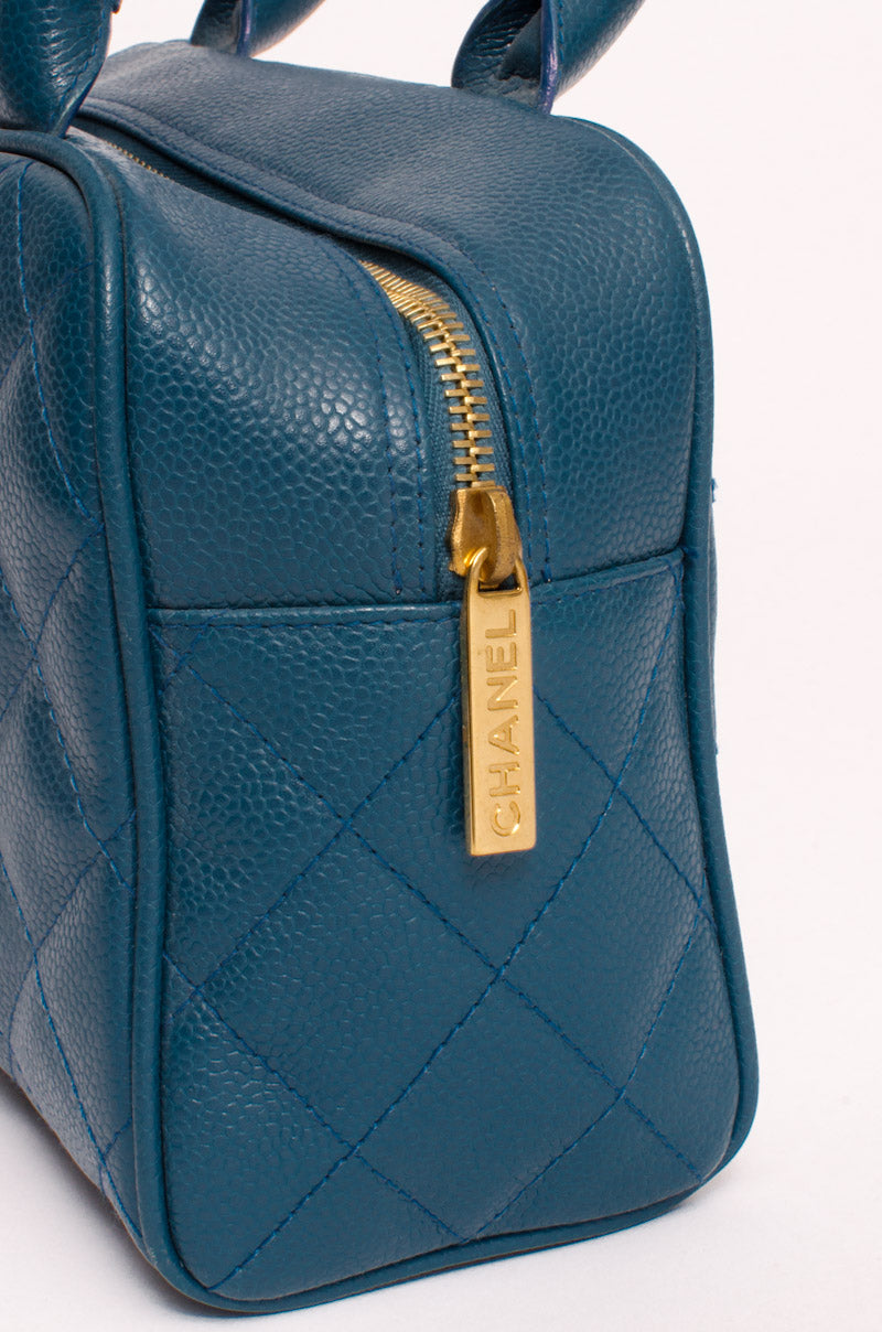 TURQUOISE BOWLER BAG
