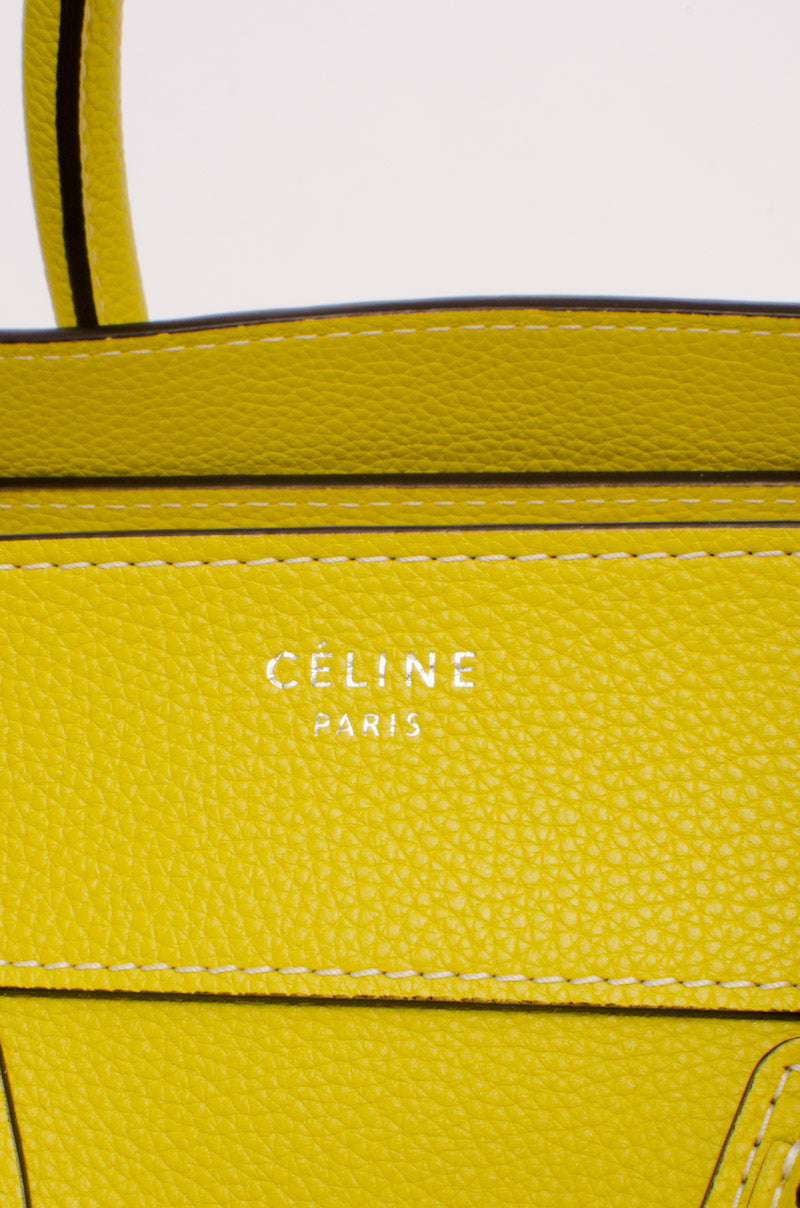CITRON MINI LUGGAGE TOTE