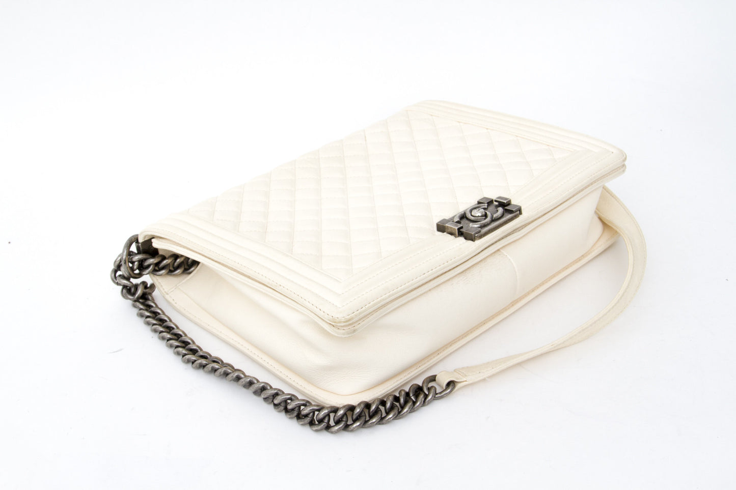 IVORY LARGE BOY BAG