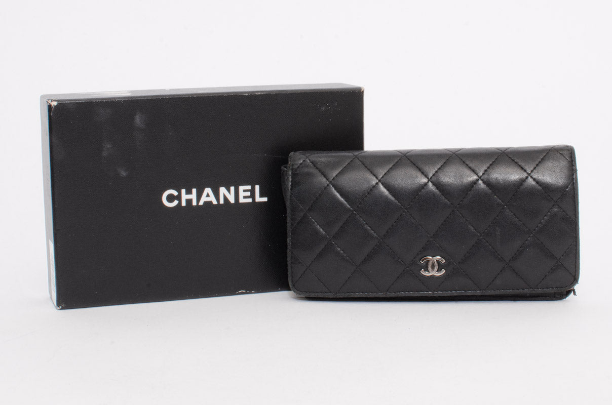 QUILTED LEATHER WALLET