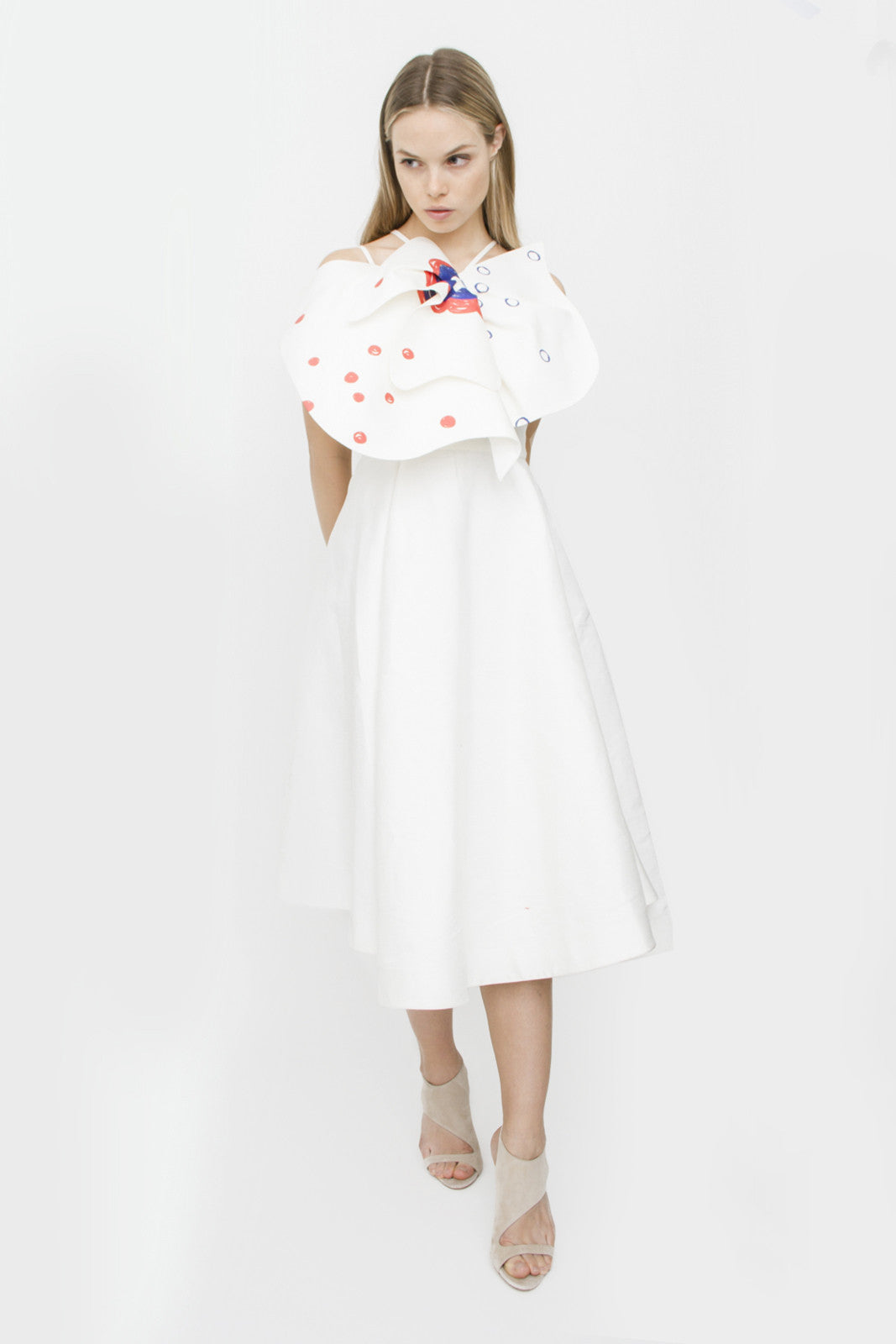 OVERSIZED BOW DRESS