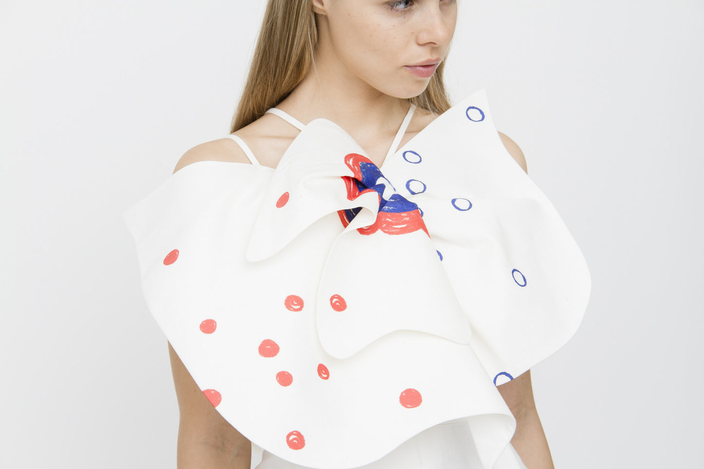OVERSIZED BOW DRESS