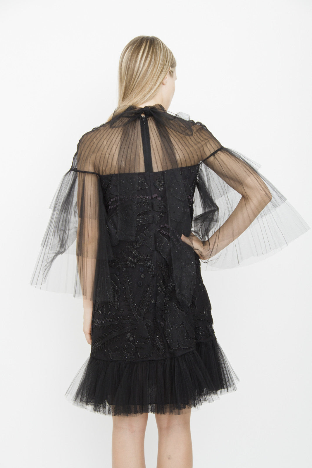 TULLE TIERED DRESS
