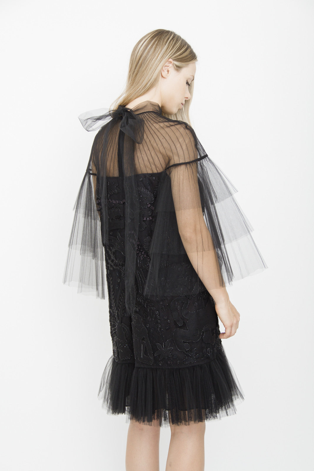 TULLE TIERED DRESS