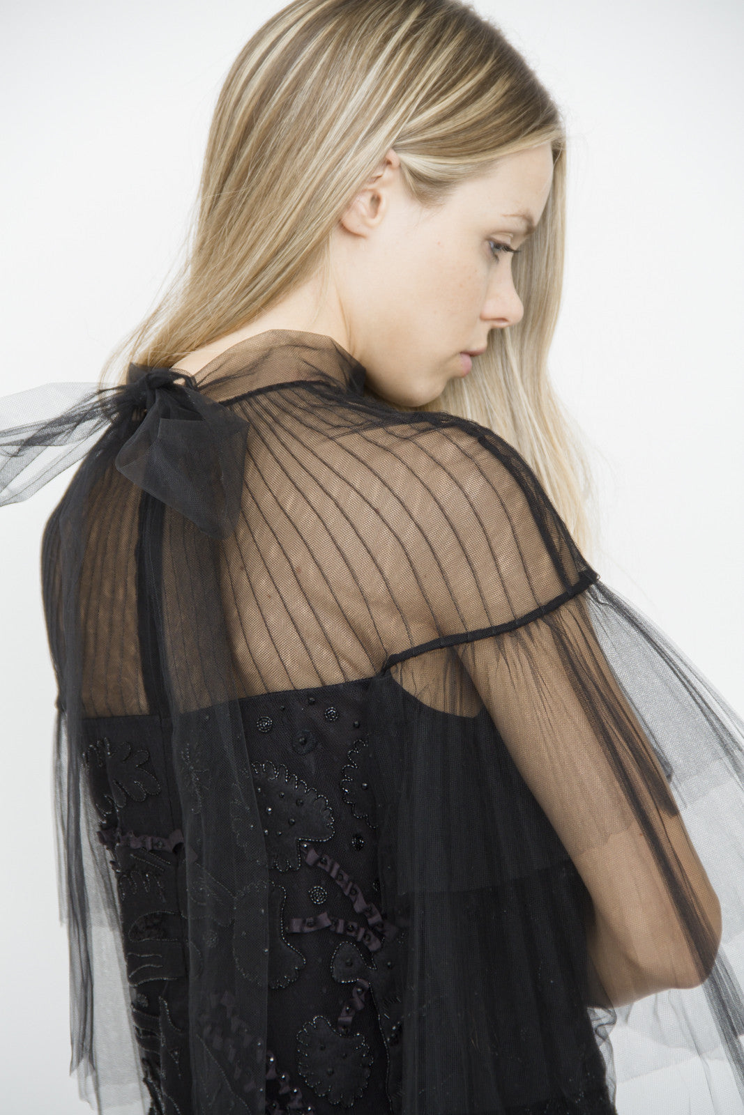 TULLE TIERED DRESS
