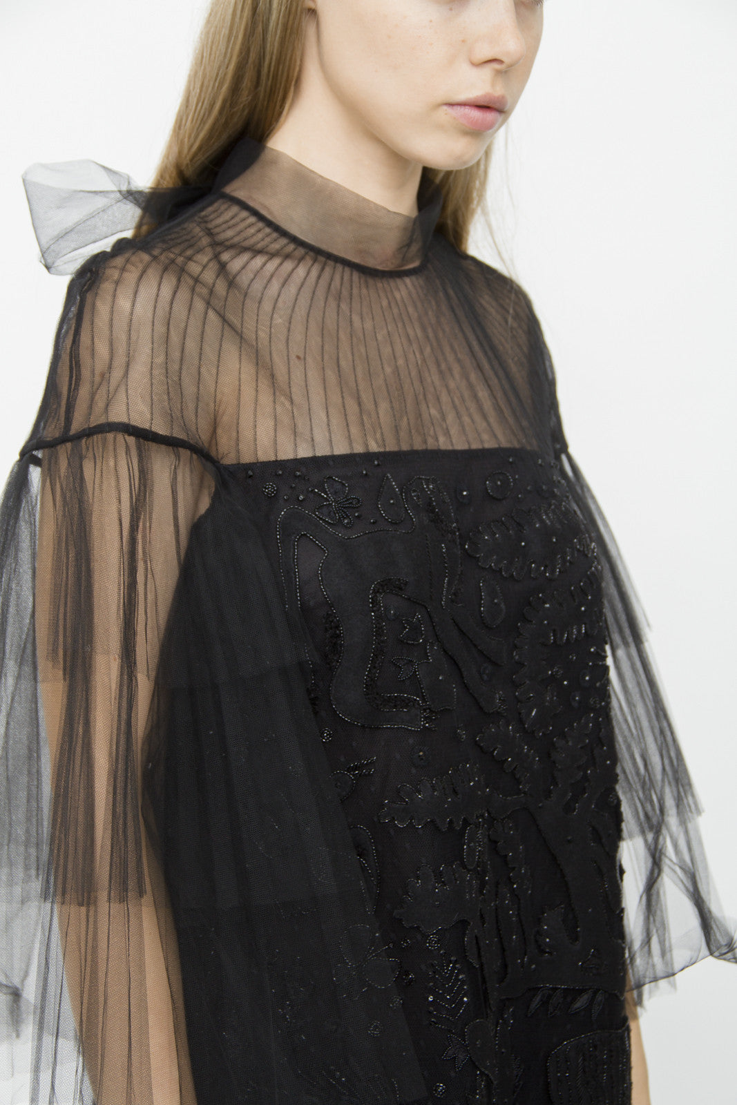 TULLE TIERED DRESS