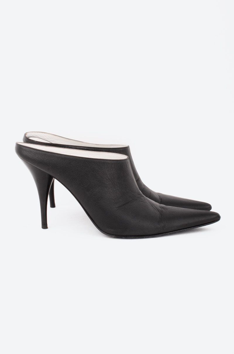 POINTED TOE MULES
