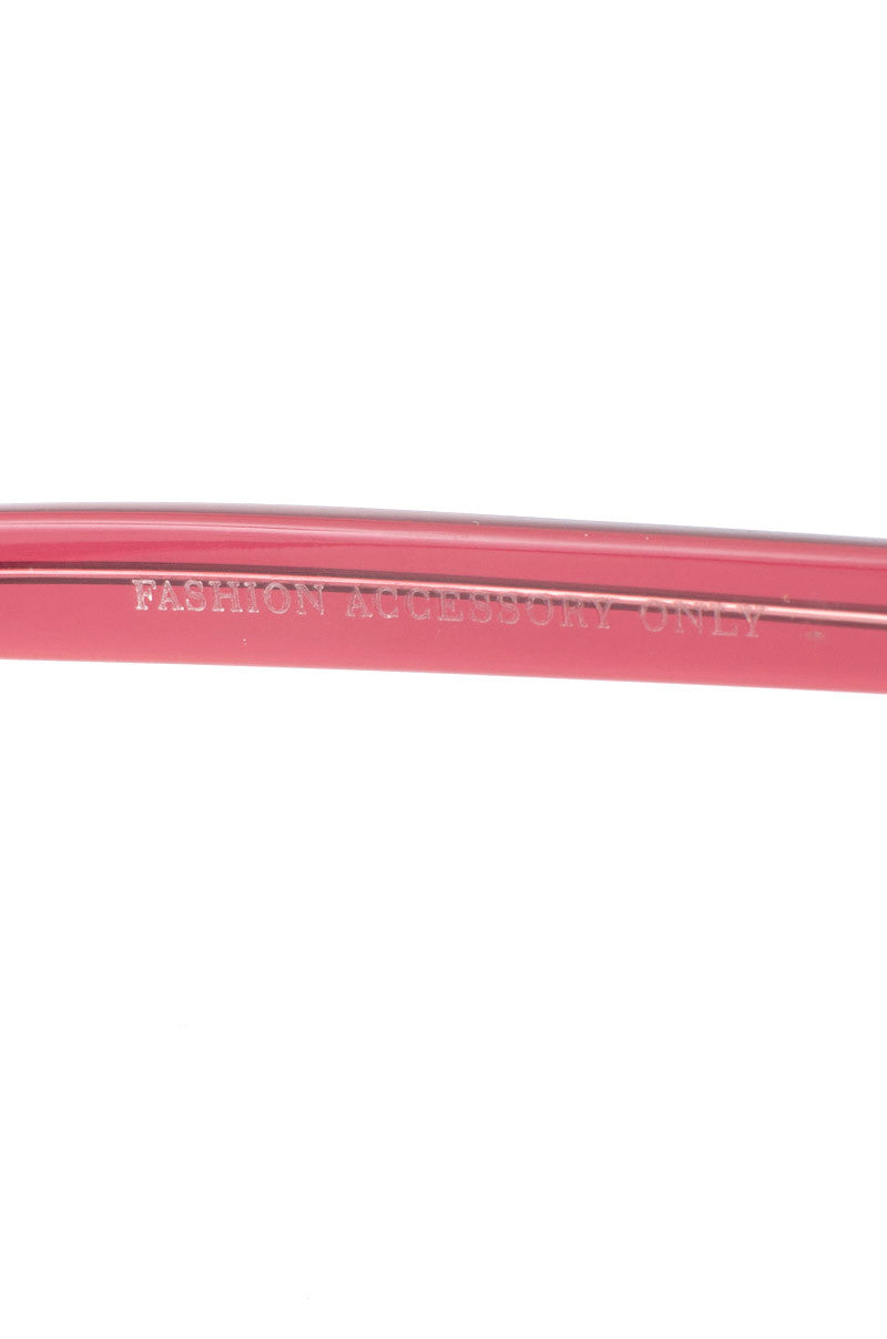 PLEXIGLASS SUNGLASSES