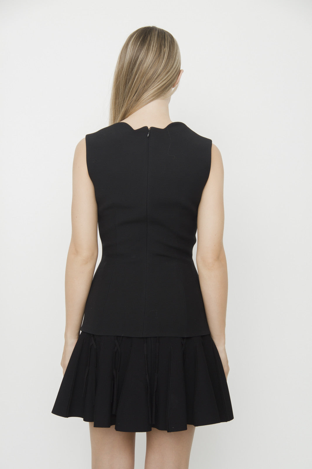 SCALLOPED BLOUSE WITH TAGS