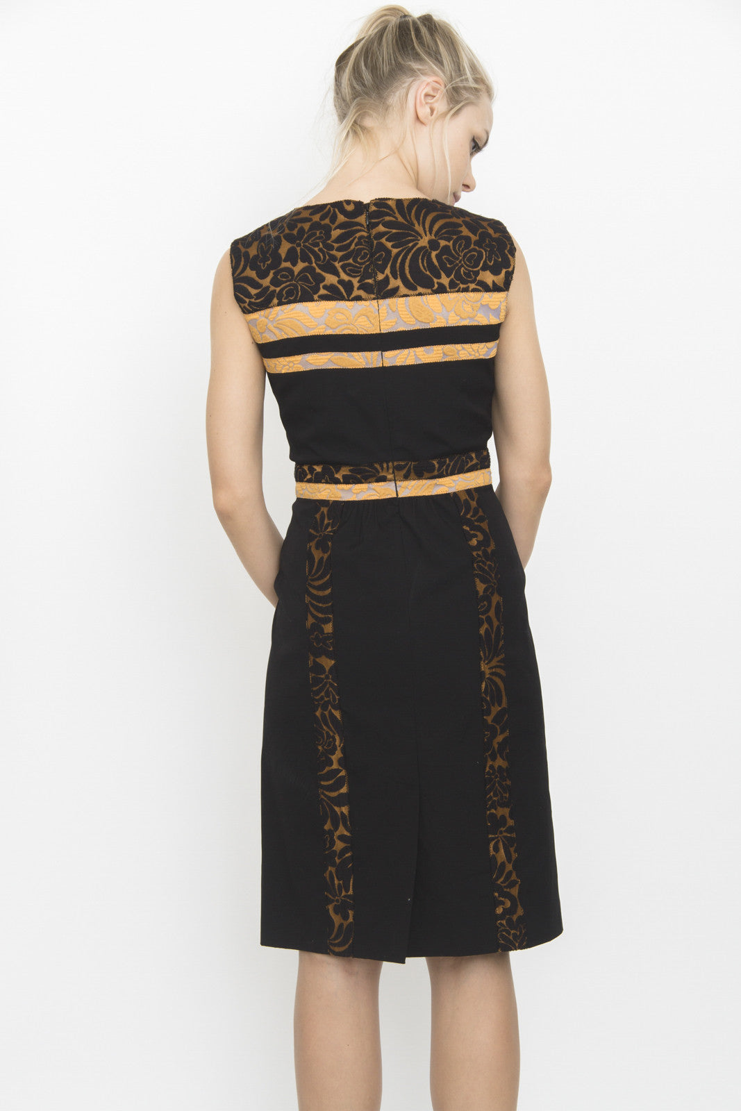 BROCADE COCKTAIL DRESS