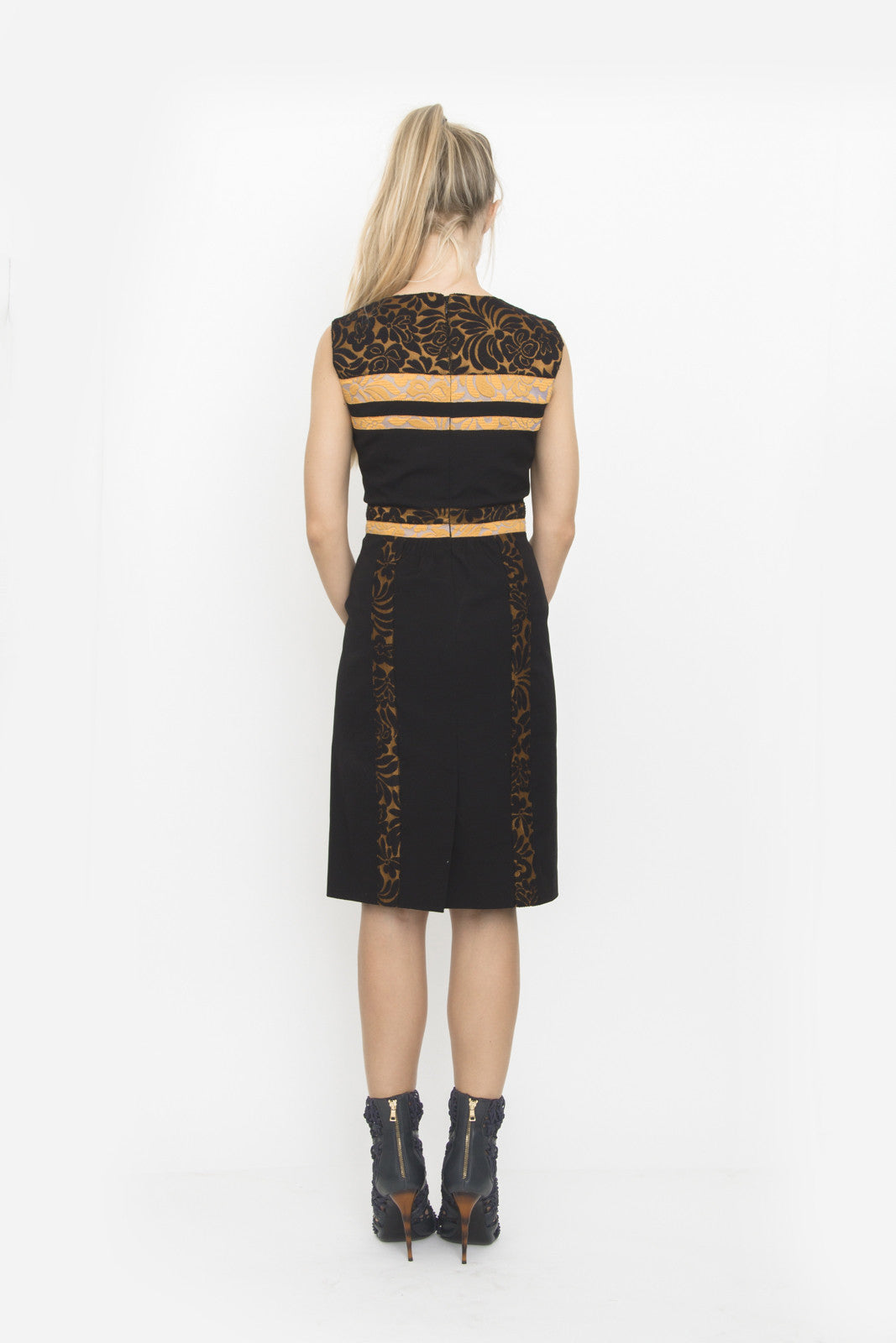 BROCADE COCKTAIL DRESS