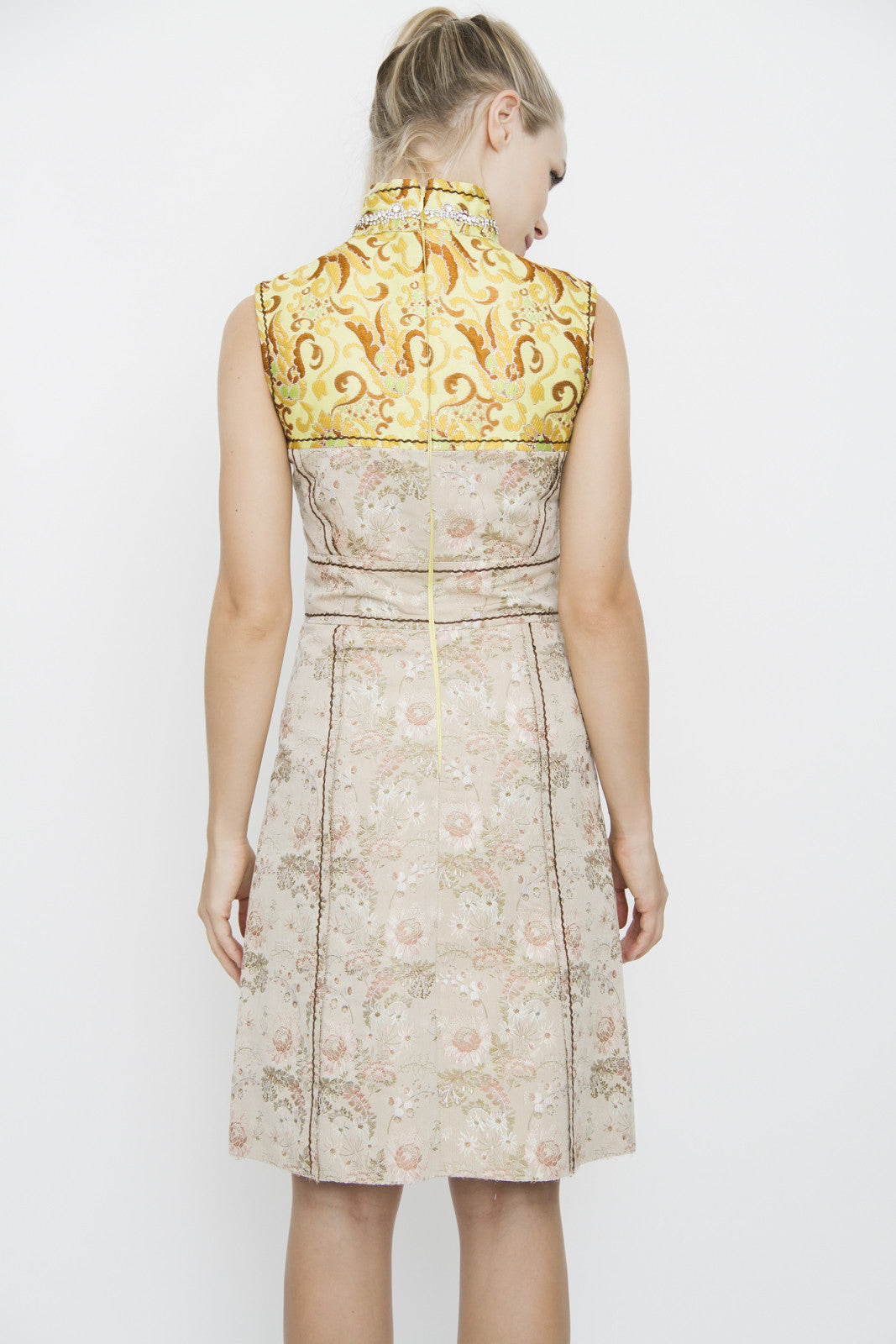 BROCADE COCKTAIL DRESS