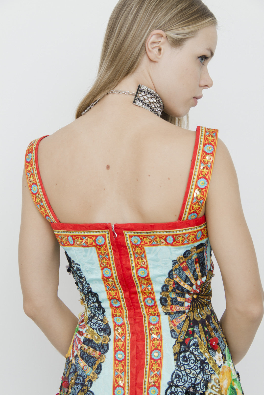BEADED LEMON DRESS
