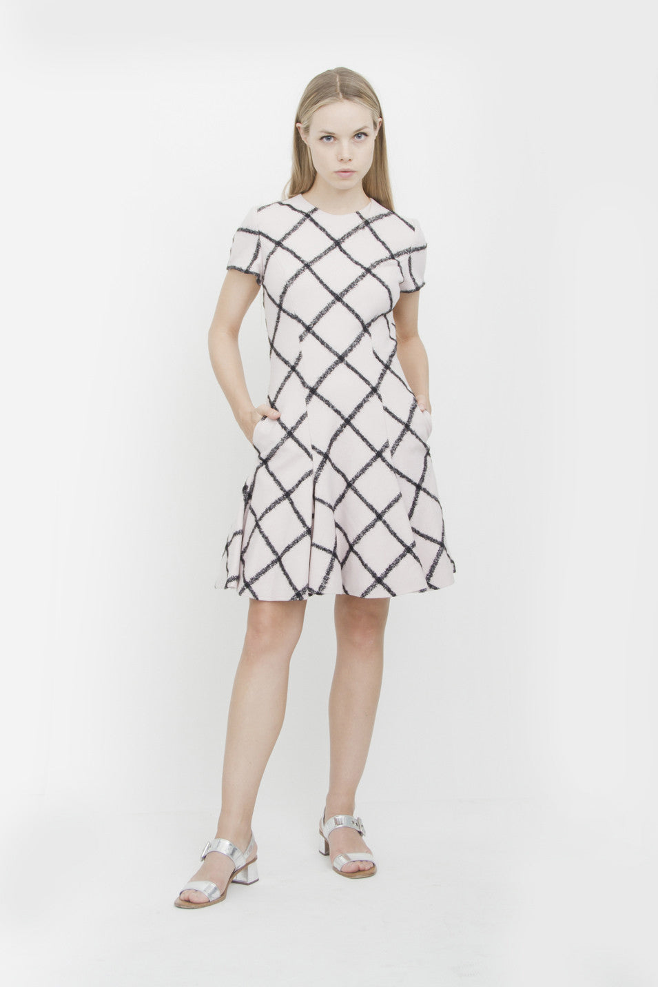 DIAMOND WOOL DRESS