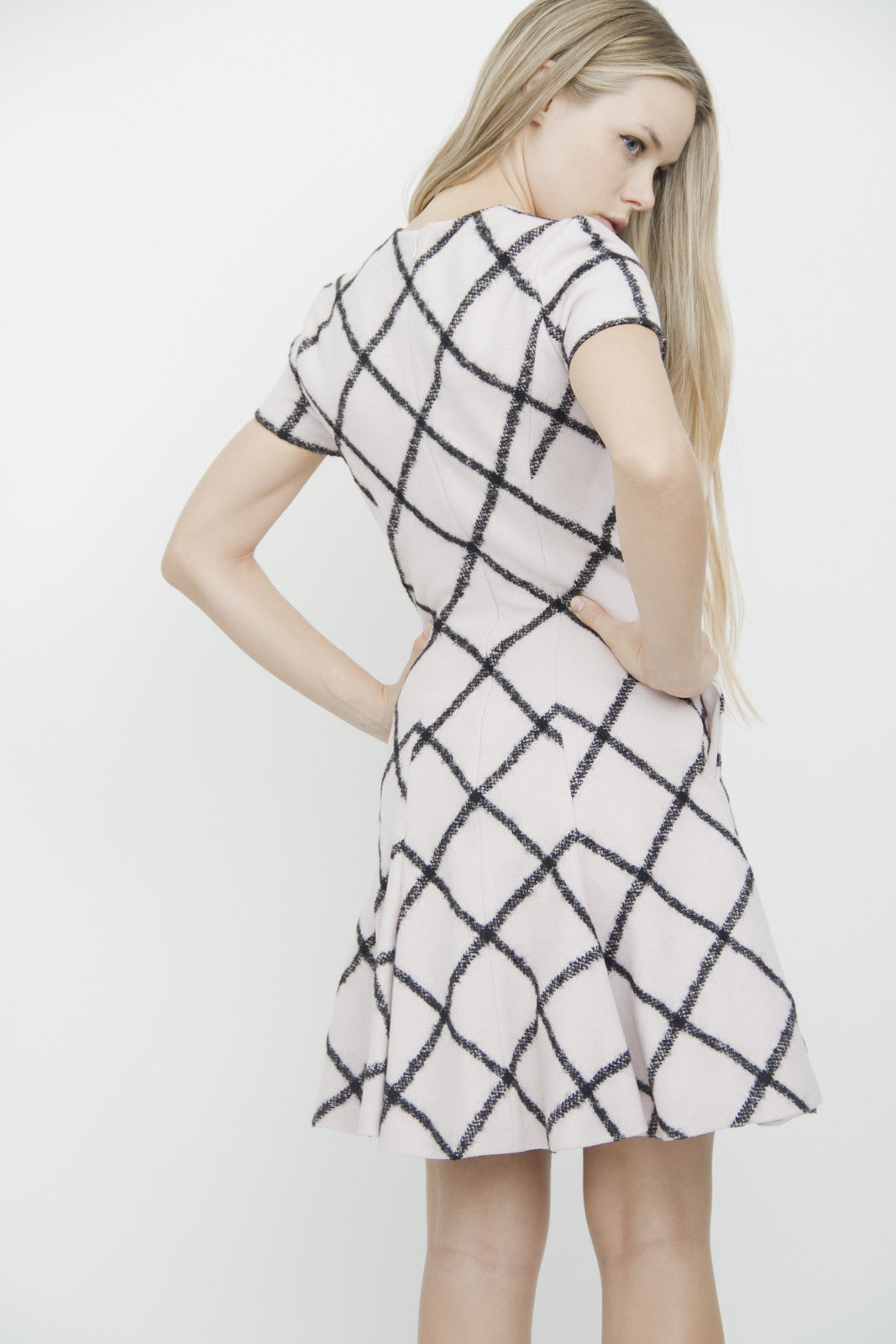 DIAMOND WOOL DRESS