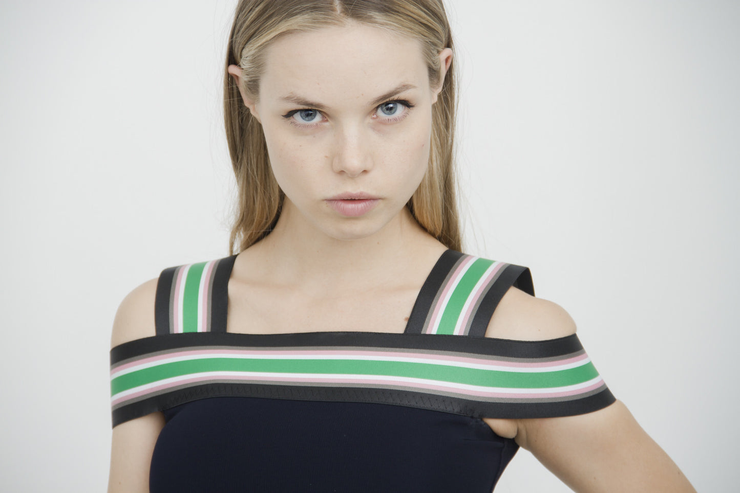 STRIPE BANDAGE DRESS