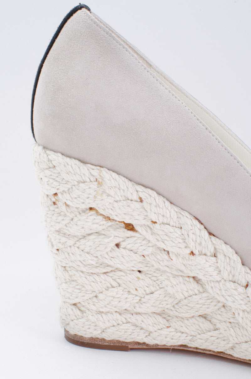 SUEDE ESPADRILLE WEDGES