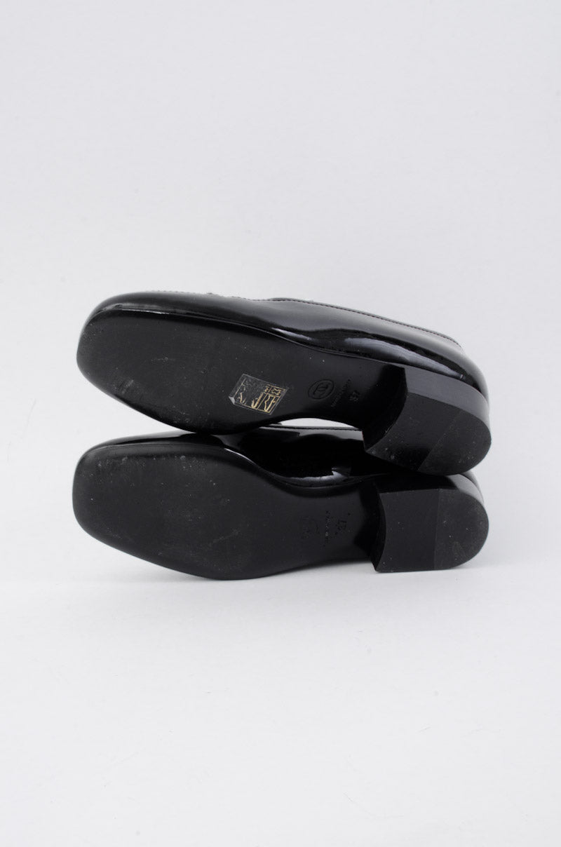 PATENT LEATHER LOAFERS