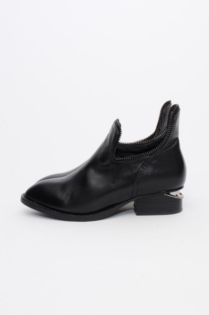 ZIP ANKLE BOOTS