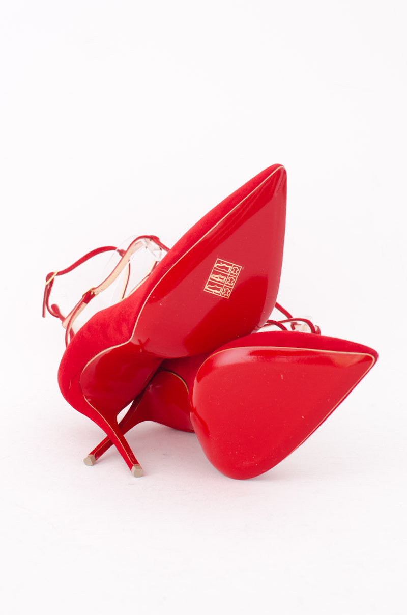 TOERLESS MUSE STRAPPY HEELS