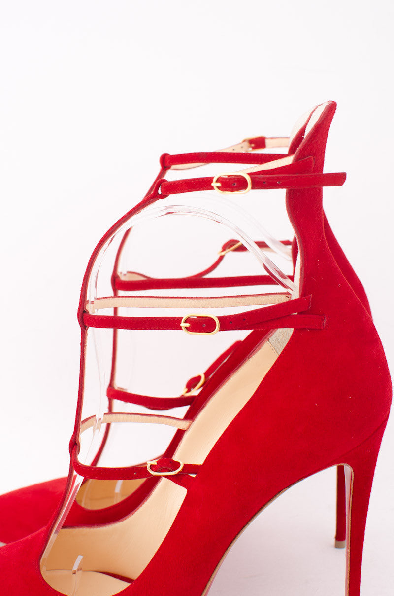 TOERLESS MUSE STRAPPY HEELS