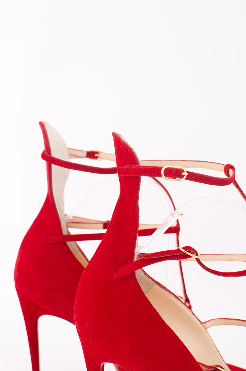 TOERLESS MUSE STRAPPY HEELS