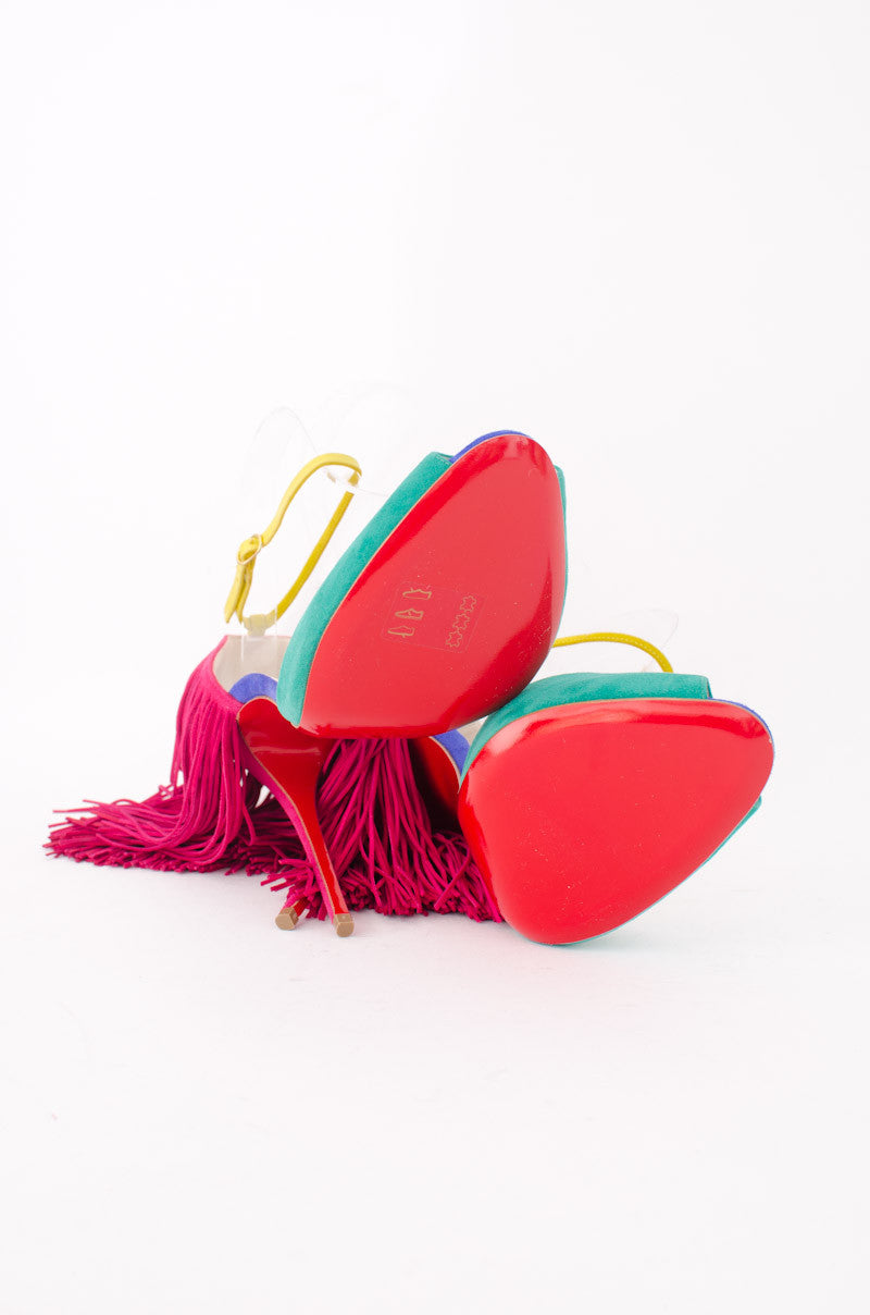 OTROT 120 FRINGE HEELS