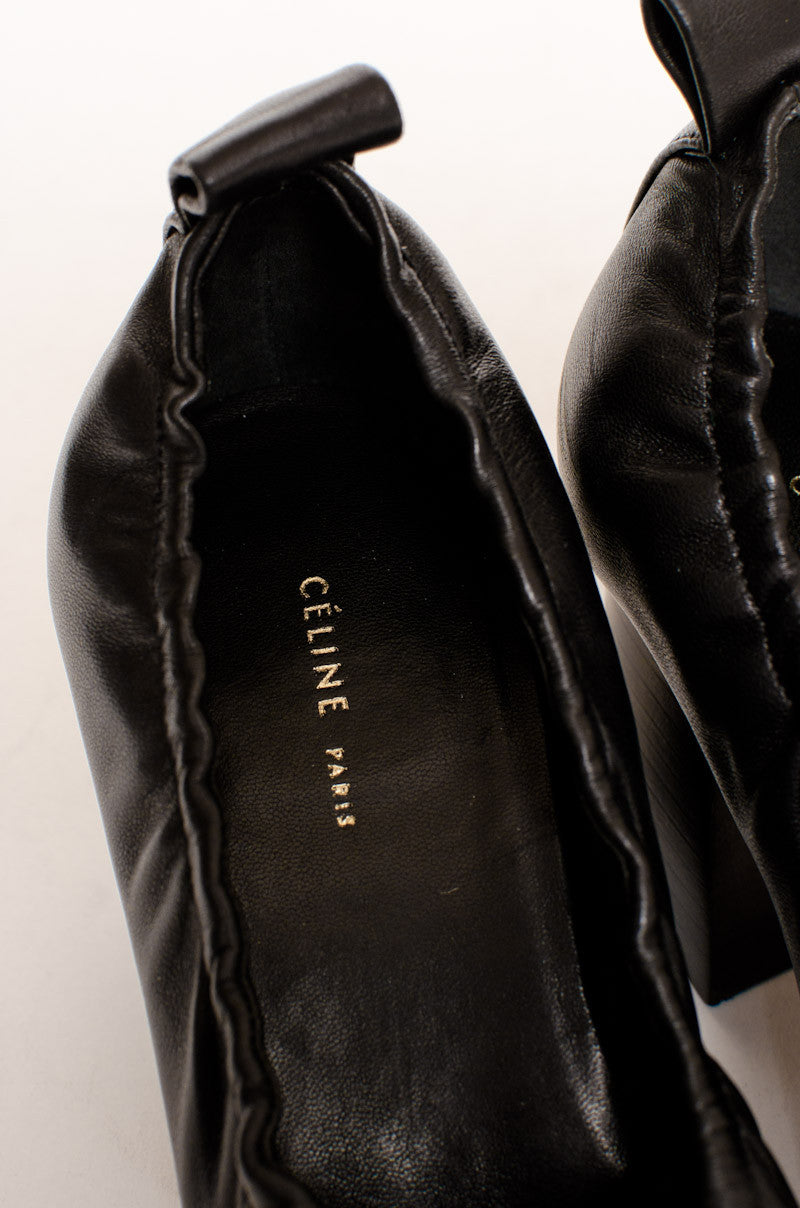 BALLERINA BLACK HEELS