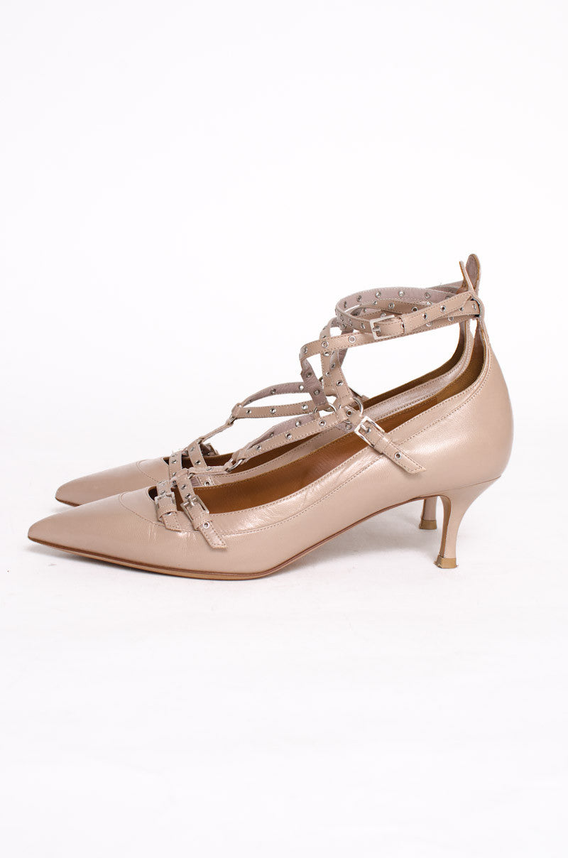 LOVE LATCH GROMMET HEELS