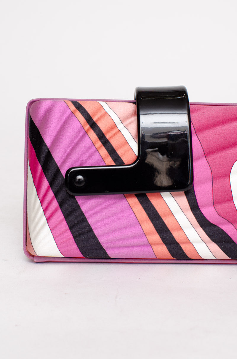 SILK PRINTED CLUTCH