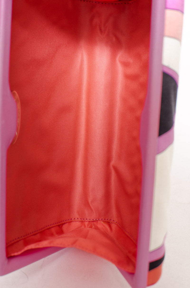 SILK PRINTED CLUTCH