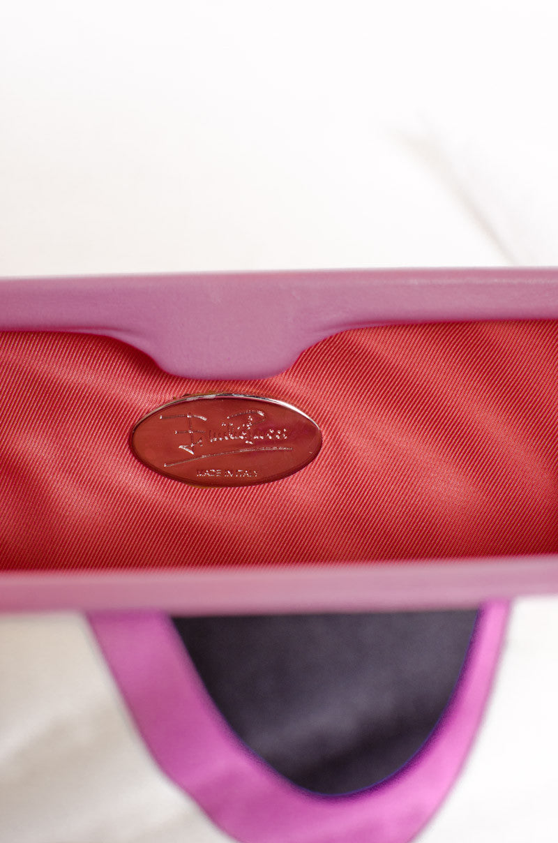SILK PRINTED CLUTCH