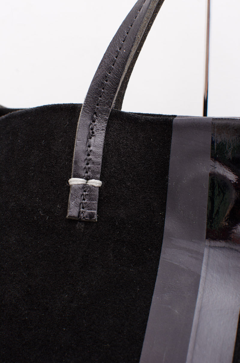 SIMPLE NUBUCK SUEDE TOTE