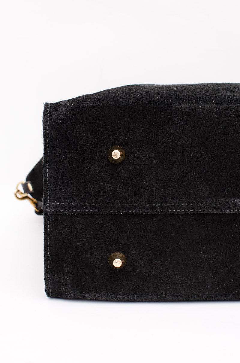 SIMPLE NUBUCK SUEDE TOTE