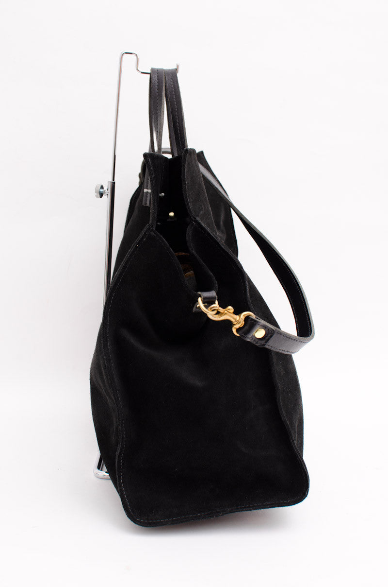 SIMPLE NUBUCK SUEDE TOTE