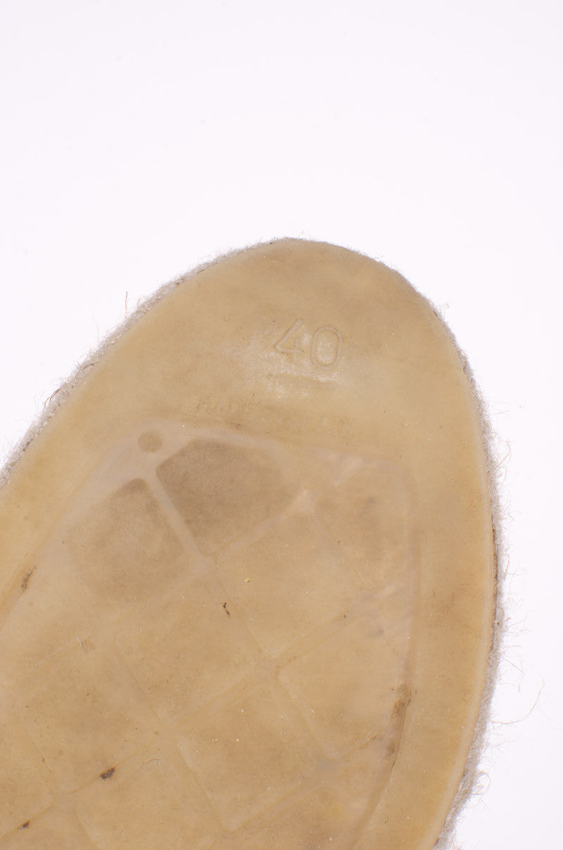 STRIATED SUEDE ESPADRILLES