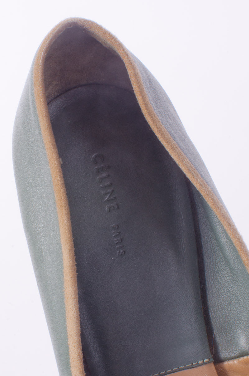 TWO TONE BALLET FLATS