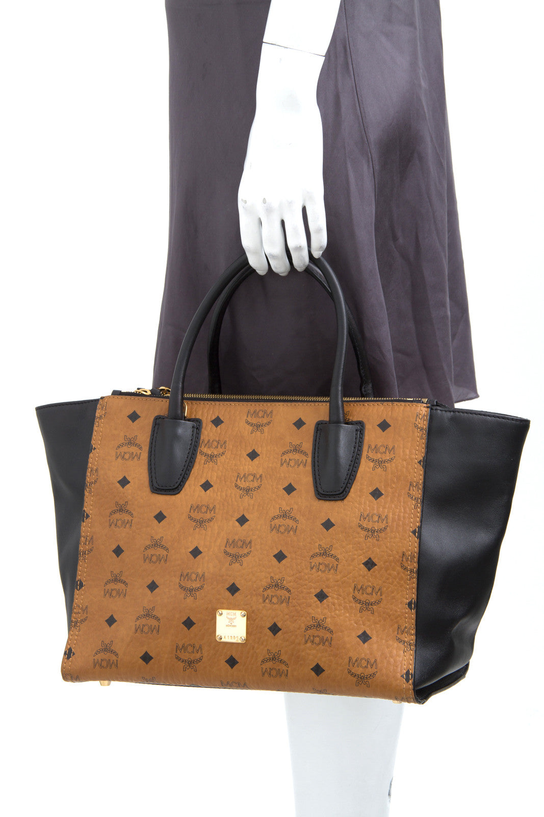 KATHY VISETOS MONOGRAM SHOPPER