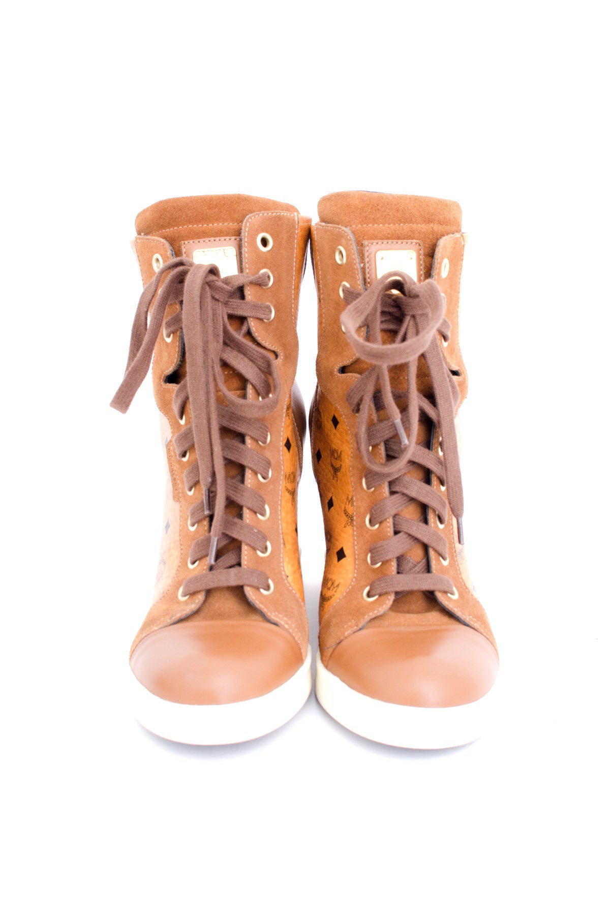 MCM BY MICHALSKY MONOGRAM HIGH TOPS