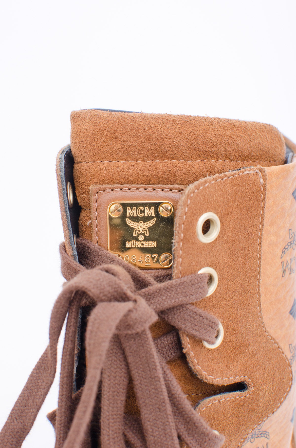 MCM BY MICHALSKY MONOGRAM HIGH TOPS
