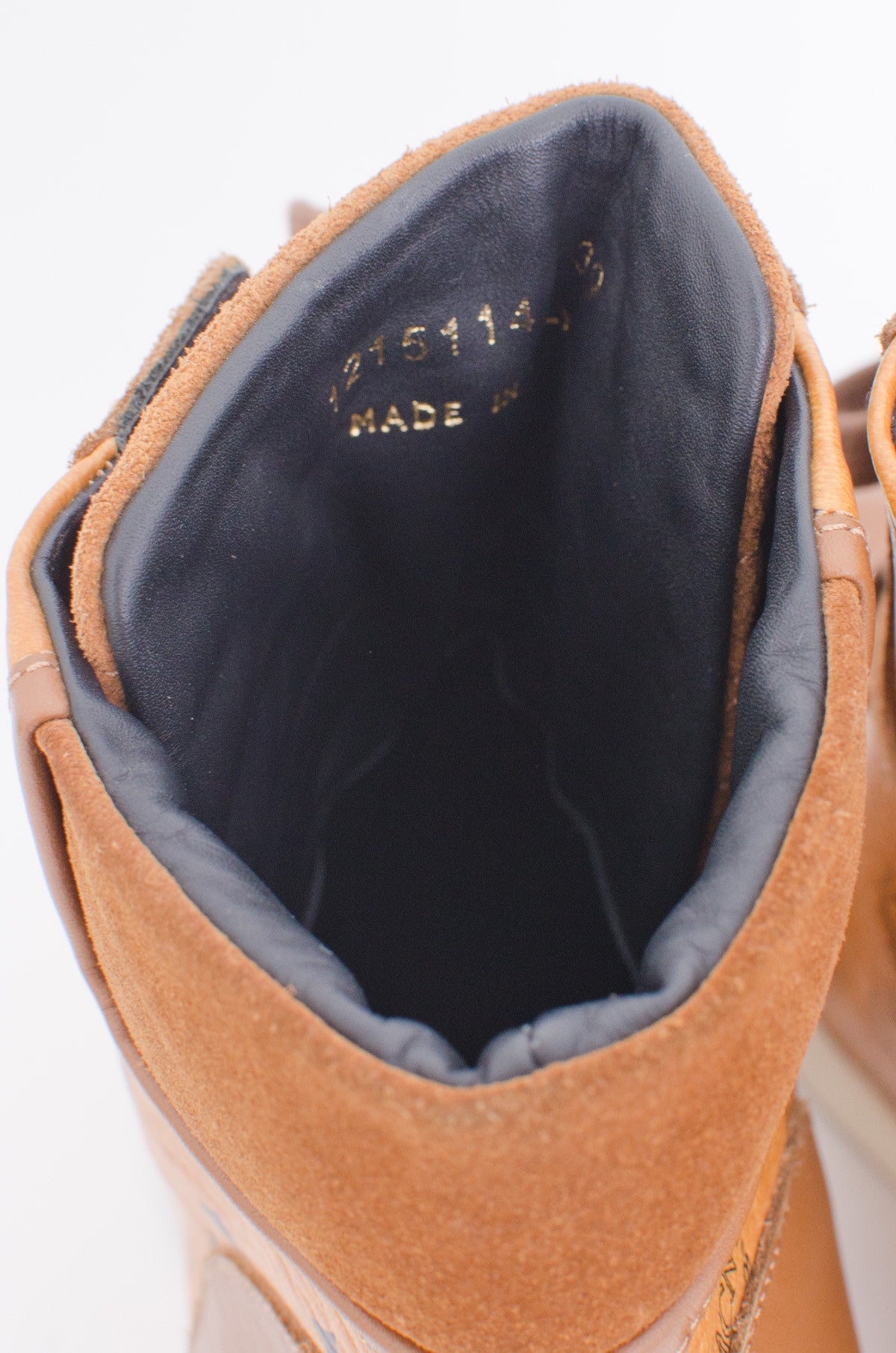MCM BY MICHALSKY MONOGRAM HIGH TOPS