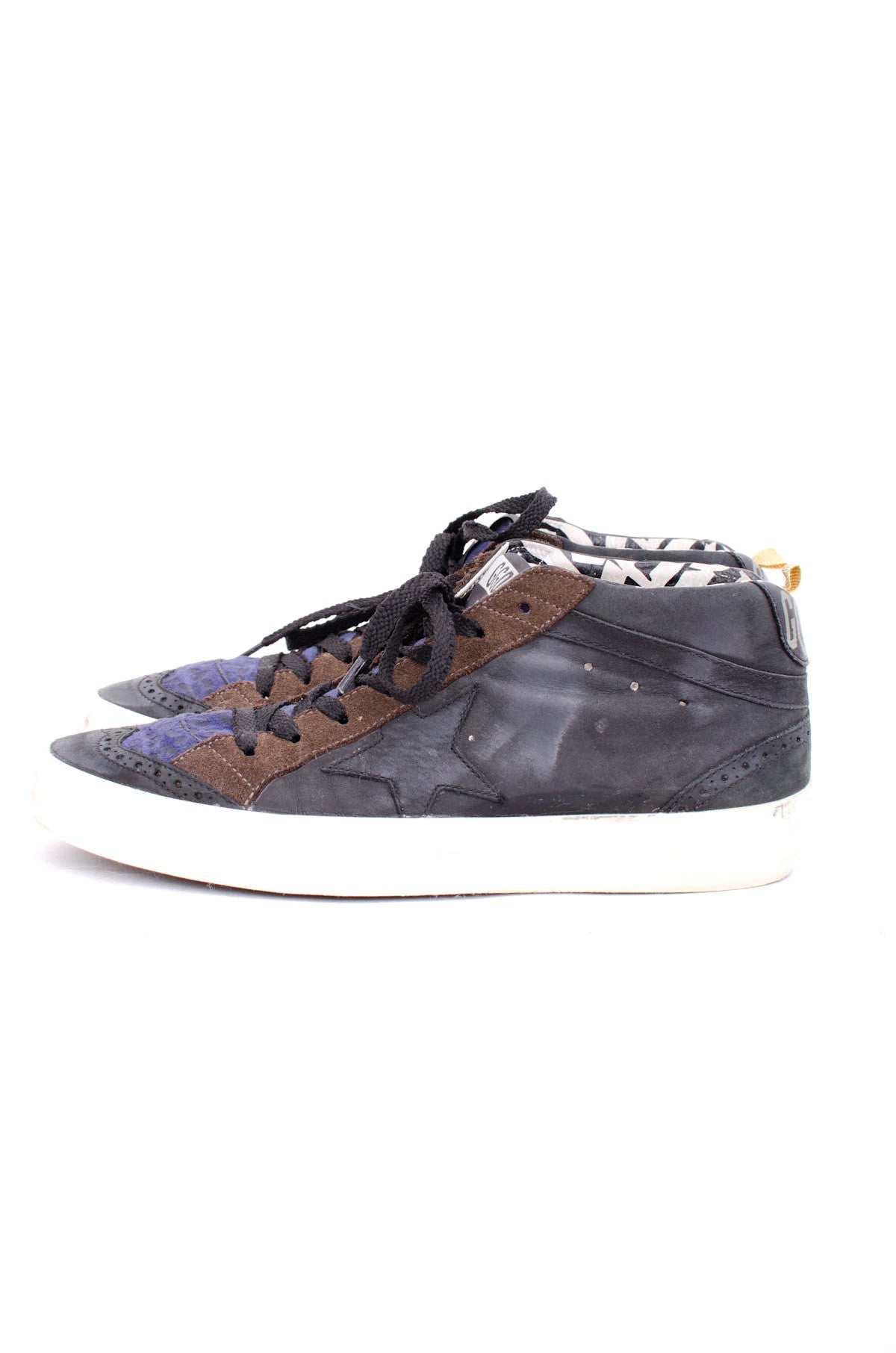 MID STAR LEATHER SNEAKERS