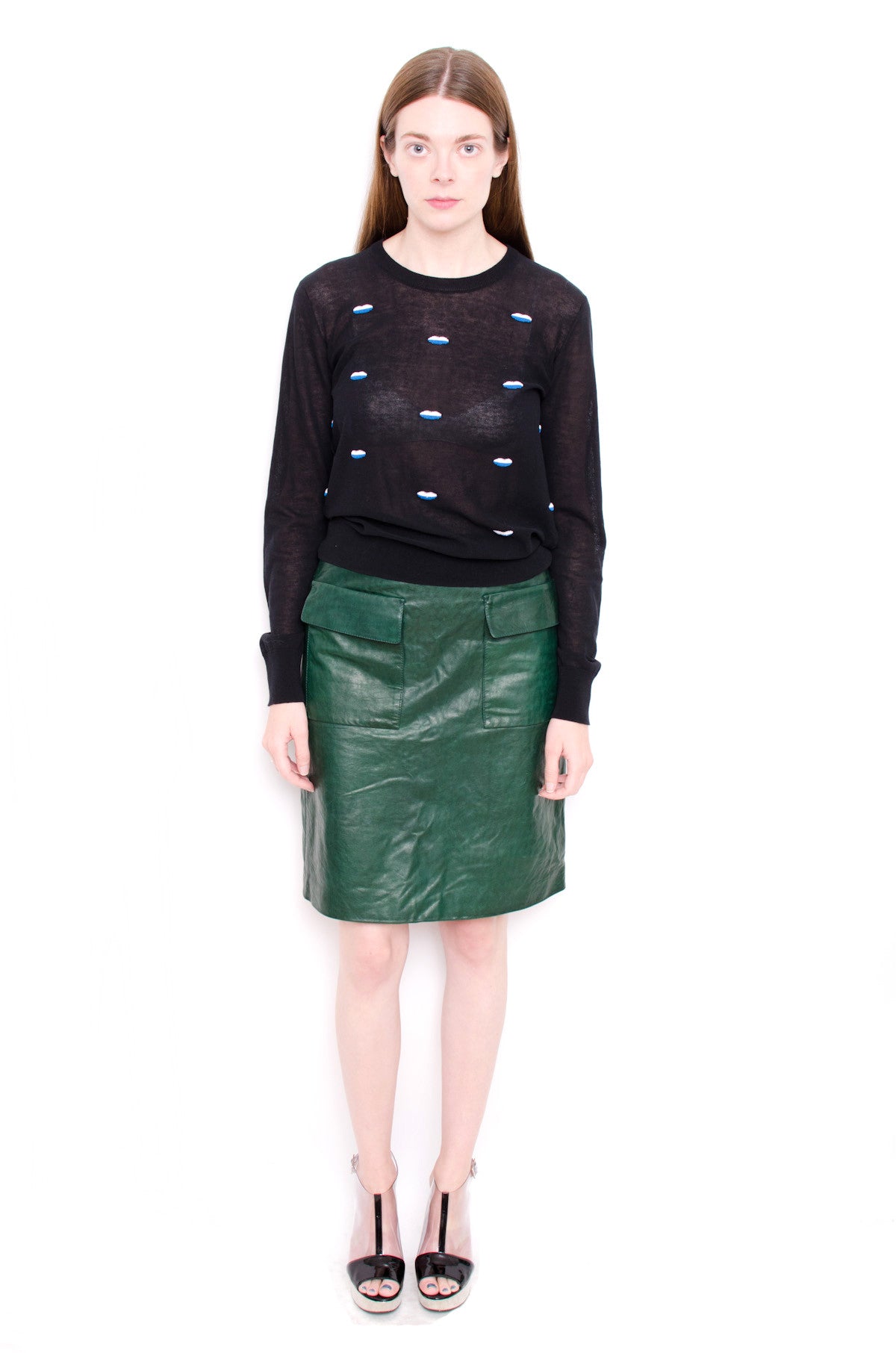 TALI COTTON SWEATER TOP