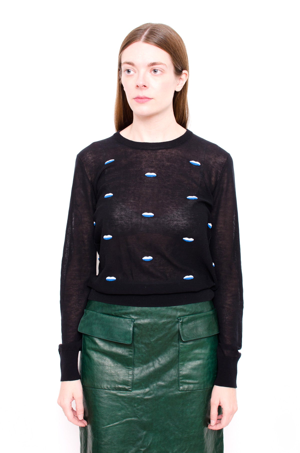 TALI COTTON SWEATER TOP