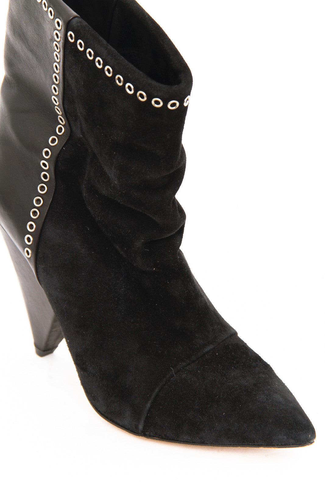 ISABEL MARANT BLACK ANKLE BOOTS