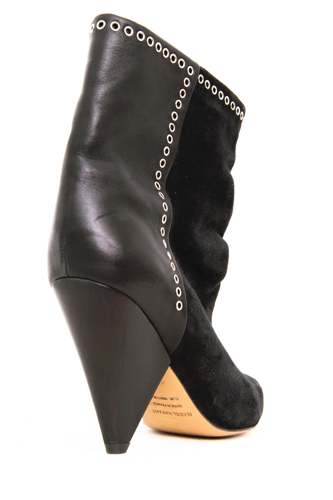 ISABEL MARANT BLACK ANKLE BOOTS